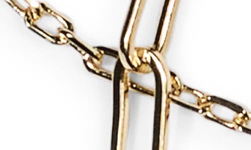 Nordstrom Rack 2-pack Paperclip Chain Anklets In Gold