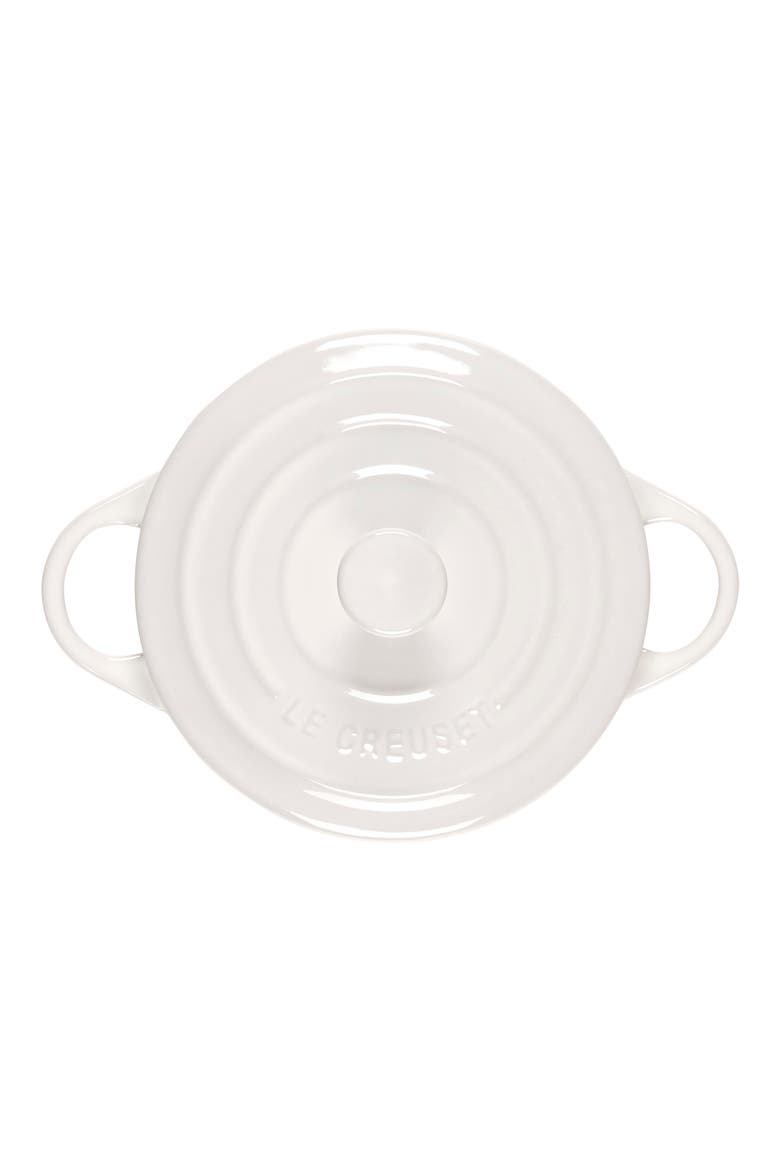 Mini Round Cocotte, Alternate, color, WHITE