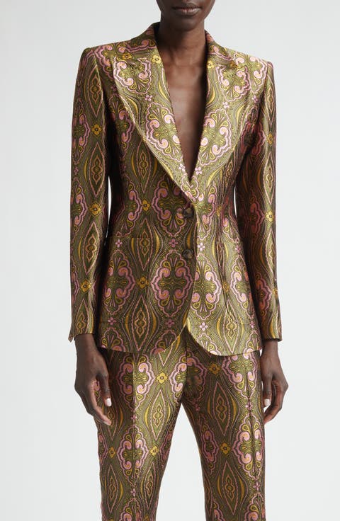 Fitted Jacquard Jacket