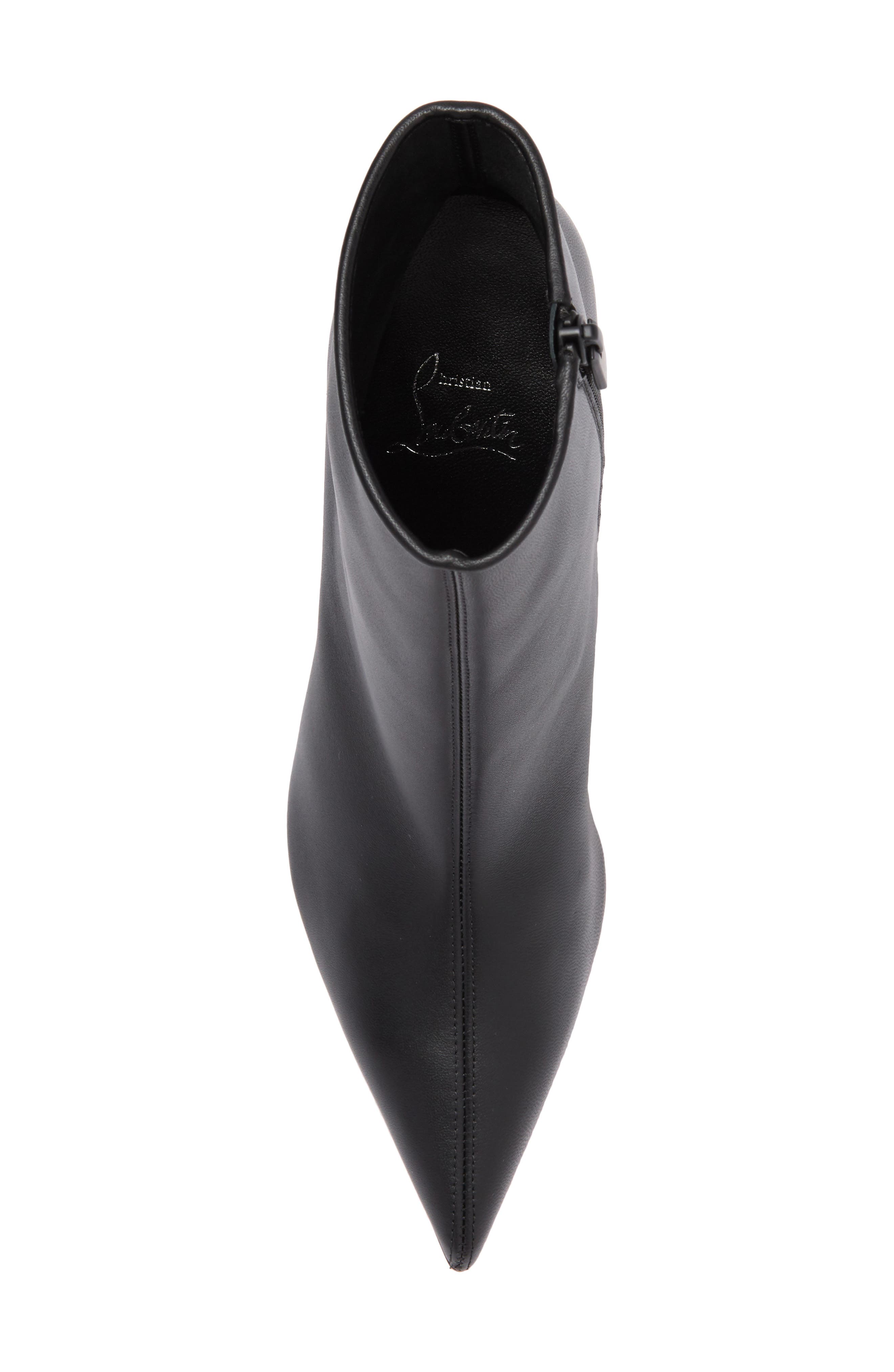 Sporty Kate Pointed Toe Bootie, Alternate, color, B439 BLACK/ LIN BLACK