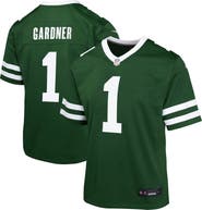 Nike Youth Nike Ahmad Sauce Gardner Legacy Green New York Jets Game Jersey
