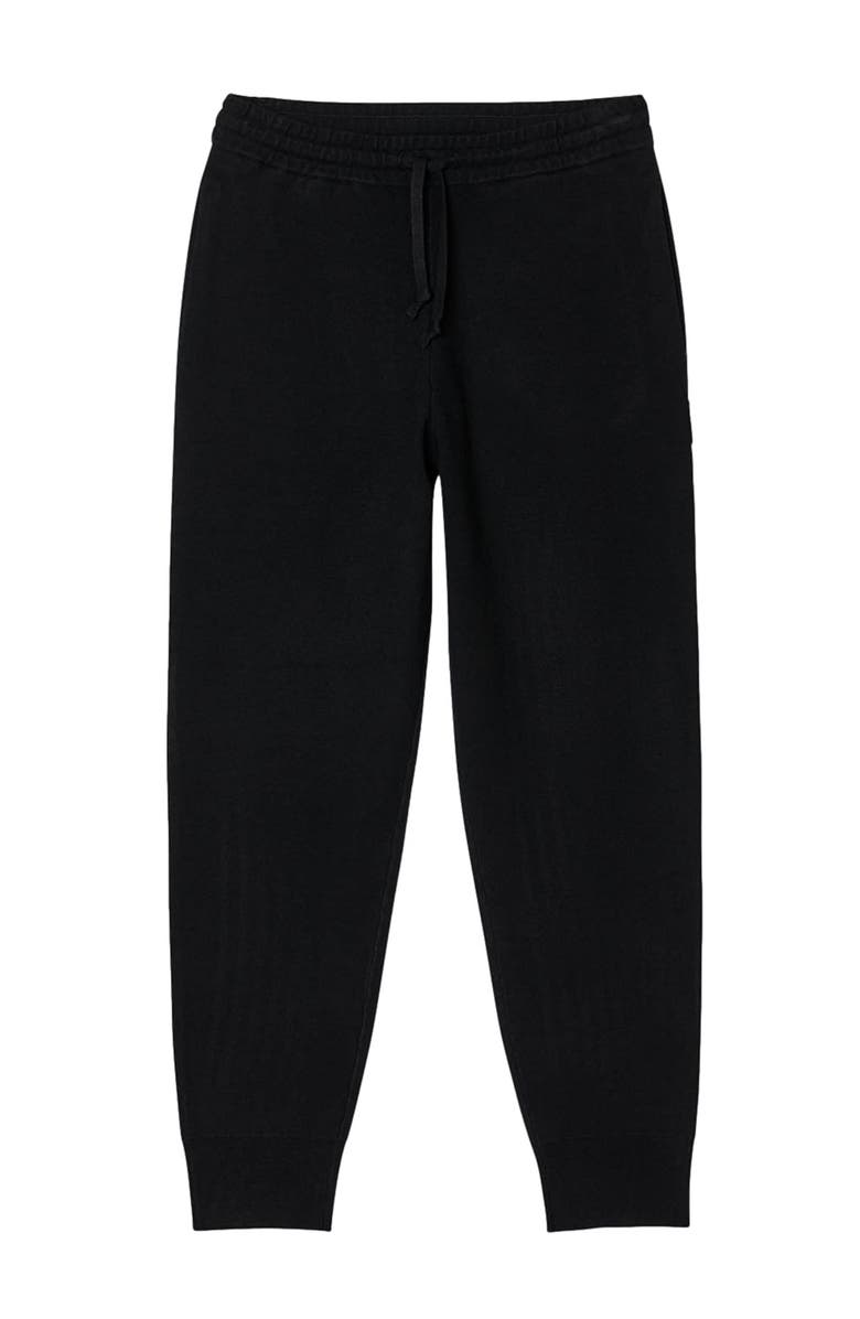 SANDRO Knit jogging bottoms, Alternate, color, Black