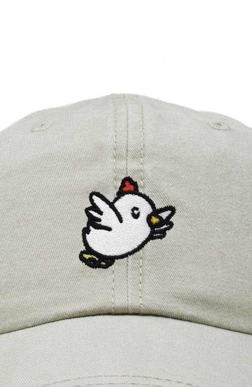 DALIX DALIX CHICKEN EMBROIDERED COTTON CAP