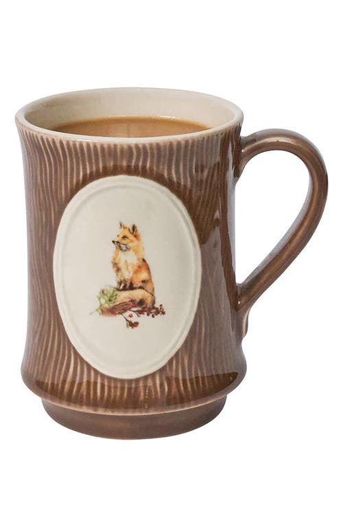 Juliska Forest Walk Fox Mug In Brown