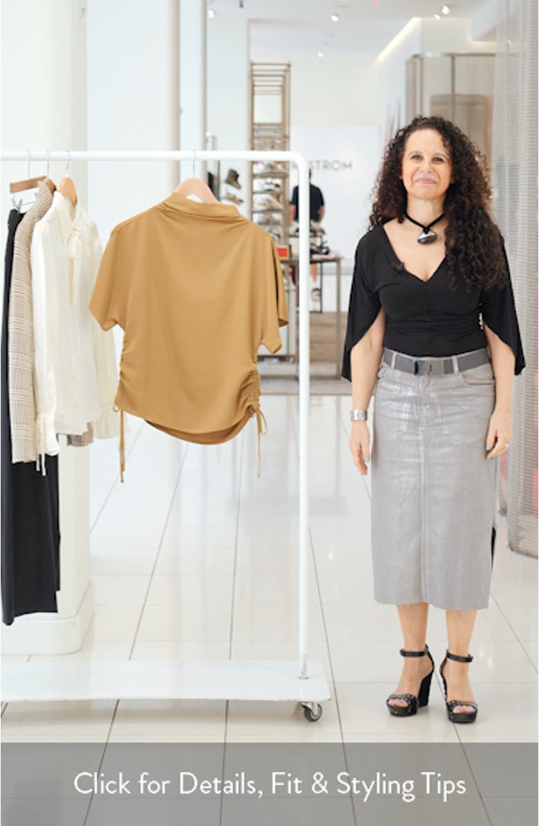 Leslie Side Ruched Top, sales video thumbnail