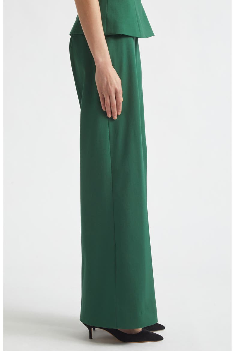 Diane High Waist Wide Leg Pants, Alternate, color, RACING GREEN