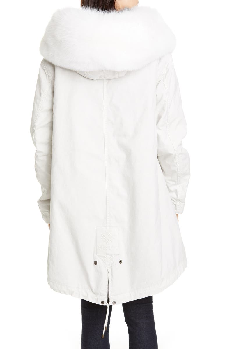 Mr & Mrs Italy Parka with Genuine Fox Fur Lining & Trim, Alternate, color, 