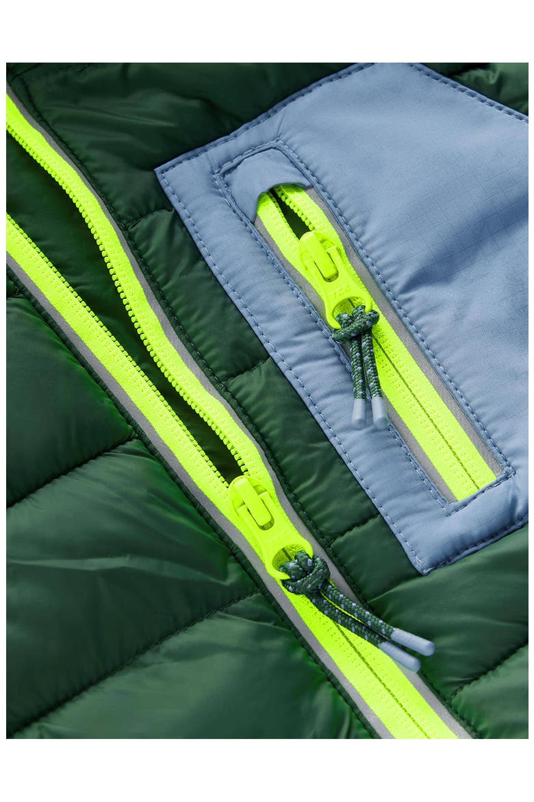 Kids' Packable Padded Jacket, Alternate, color, POSY GREEN