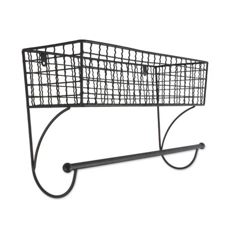 Farmhouse Metal Towel Rack