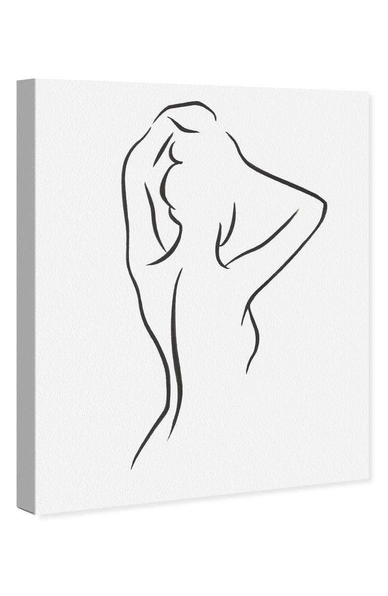 Wynwood Studio Figurative Woman VI Canvas Wall Art, Alternate, color, Black