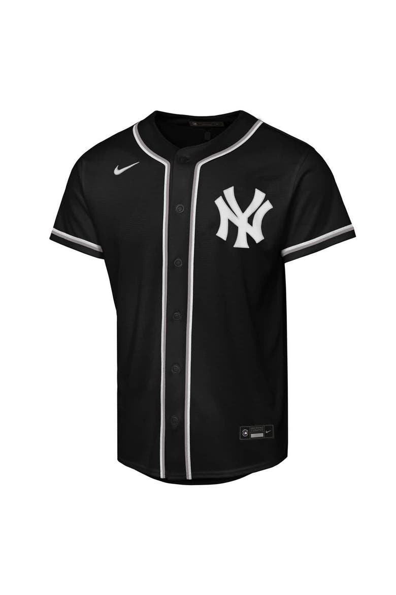 Youth Nike Anthony Volpe Black New York Yankees Fashion Replica Player Jersey, Alternate, color, Black