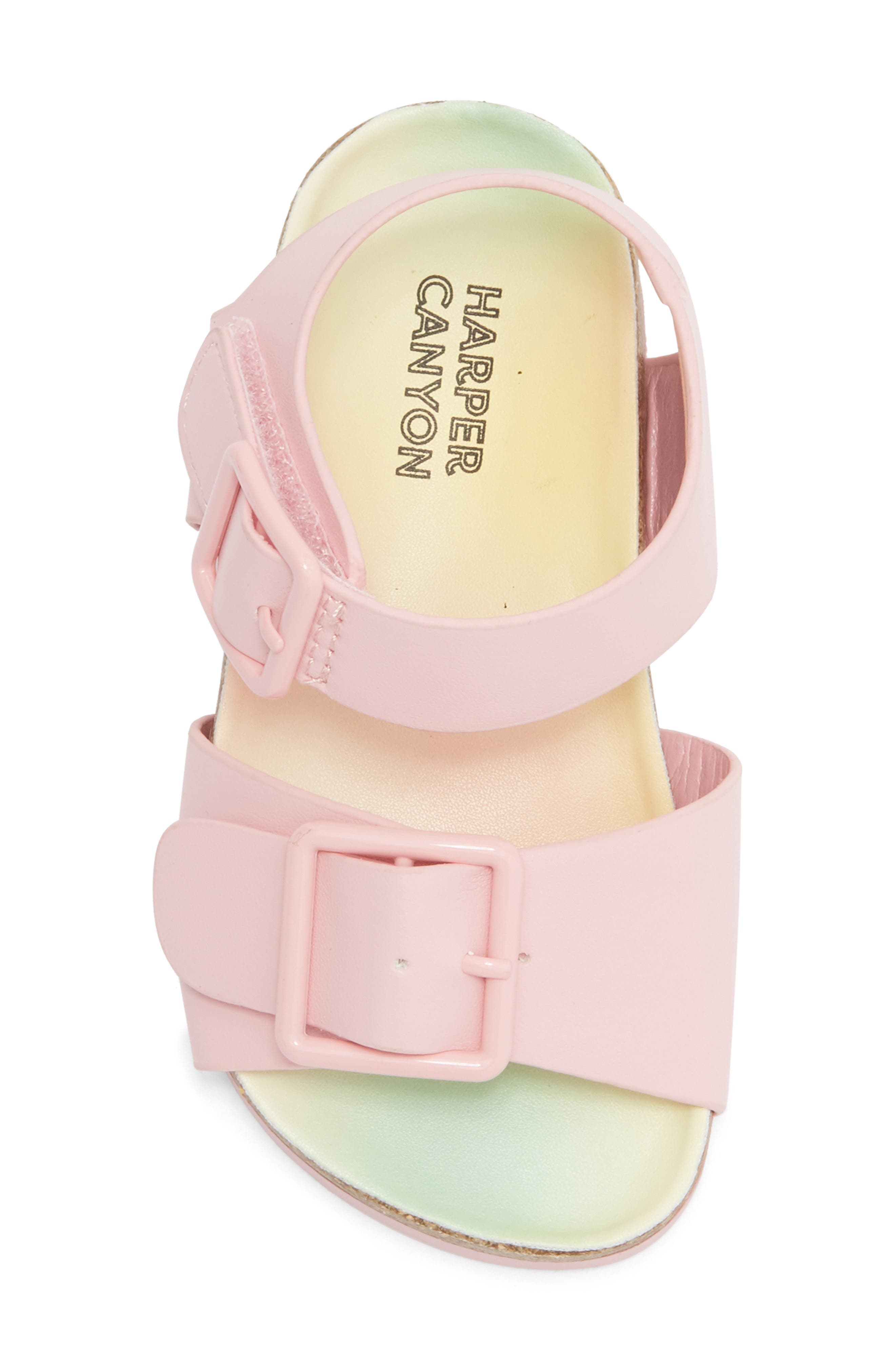 Harper Canyon Kids' Luca Footbed Flat Sandal, Alternate, color, 