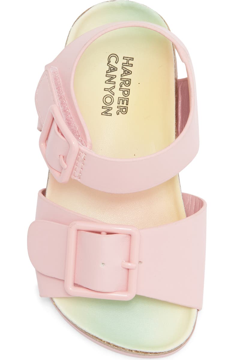 Harper Canyon Kids' Luca Footbed Flat Sandal, Alternate, color,