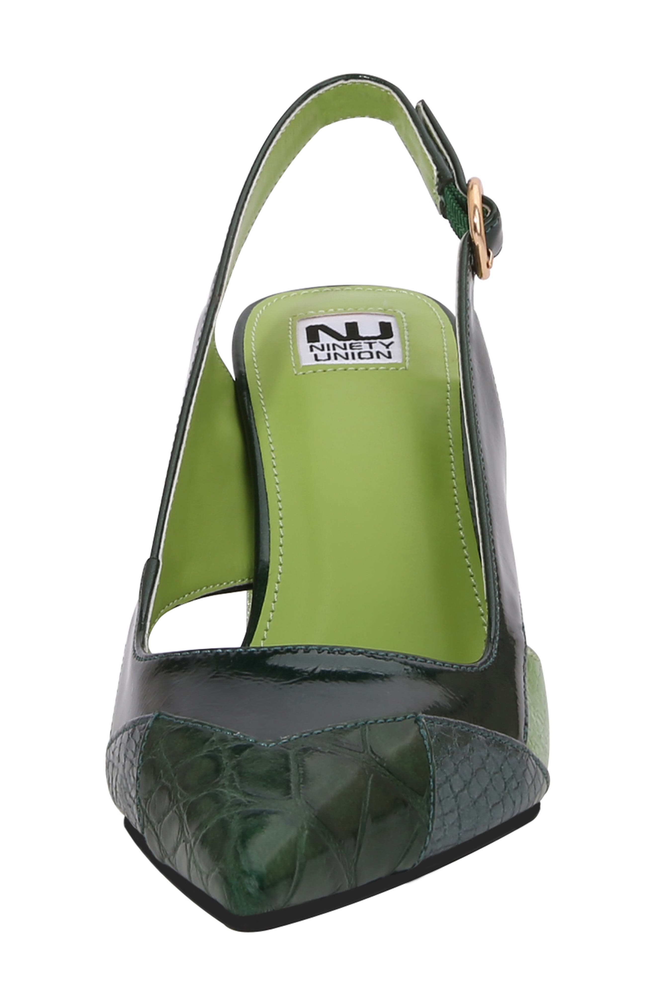 Francis Slingback Pump, Alternate, color, GREEN MULTI