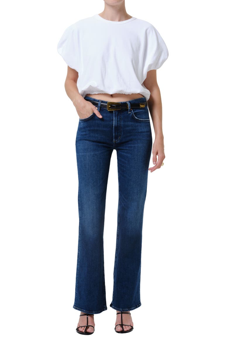 Lilah High Waist Bootcut Jeans, Alternate, color, BOULEVARD