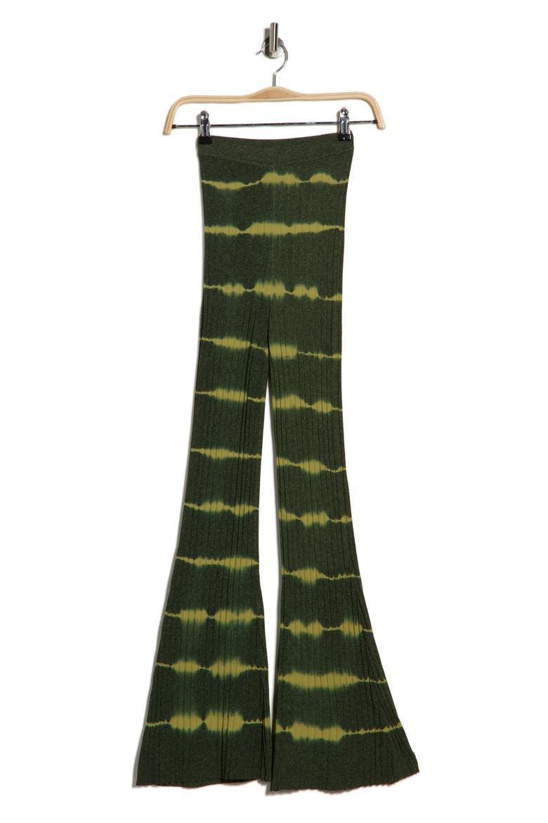 Prosper High Waist Flare Pants, Alternate, color, VERT BOUTEILLE