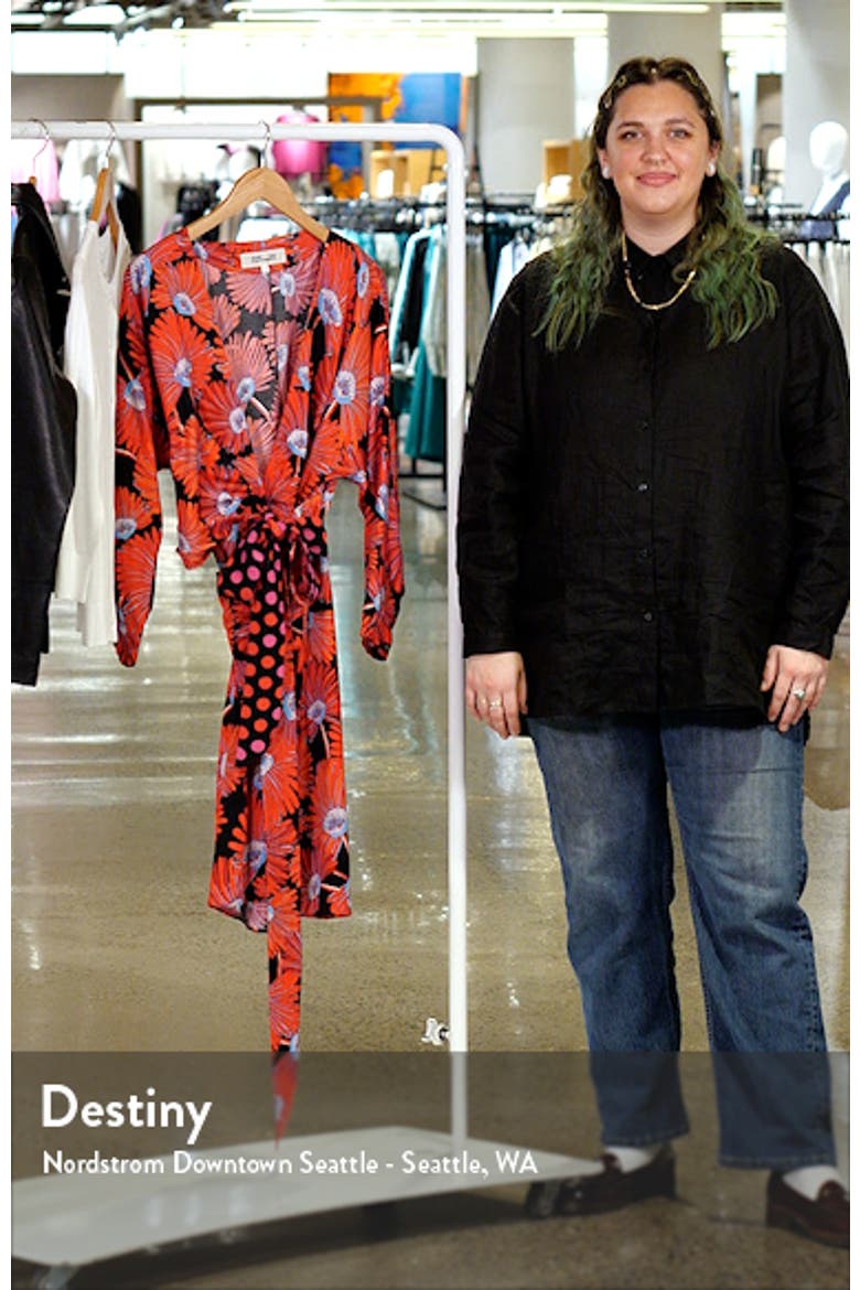 Mikah Long Sleeve Wrap Dress video