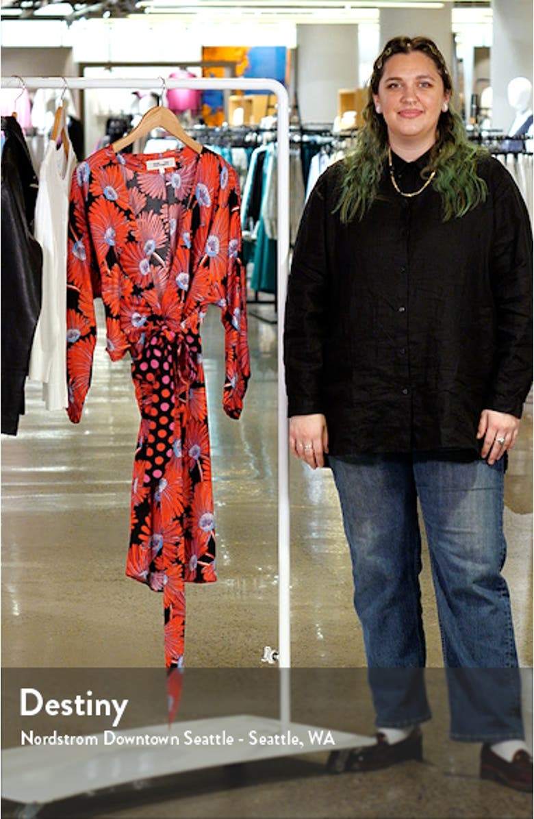 Mikah Long Sleeve Wrap Dress, sales video thumbnail