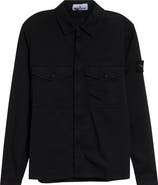 Stone Island Stretch Organic Cotton Twill Overshirt