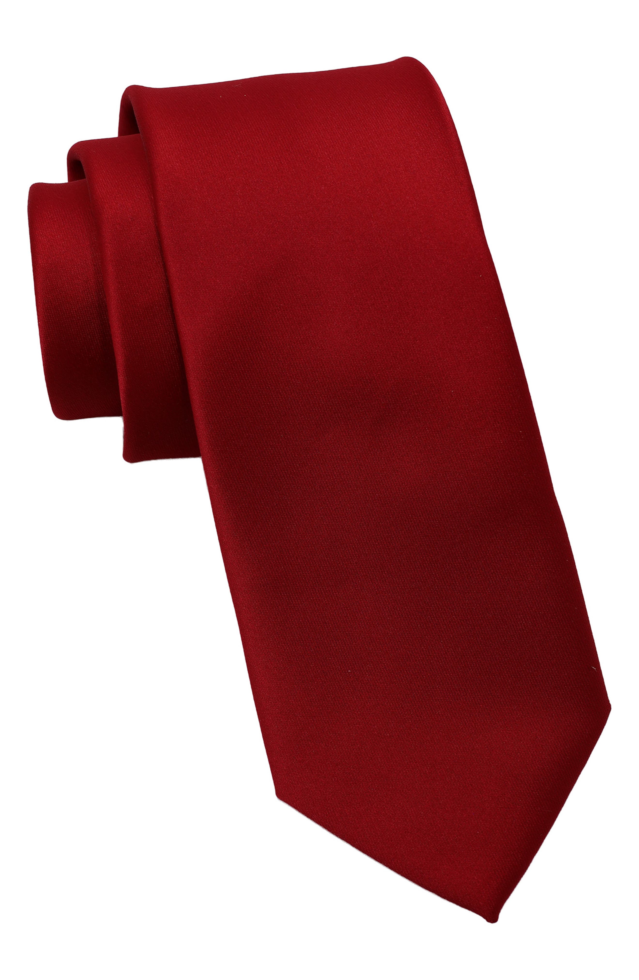 Solid Satin Tie