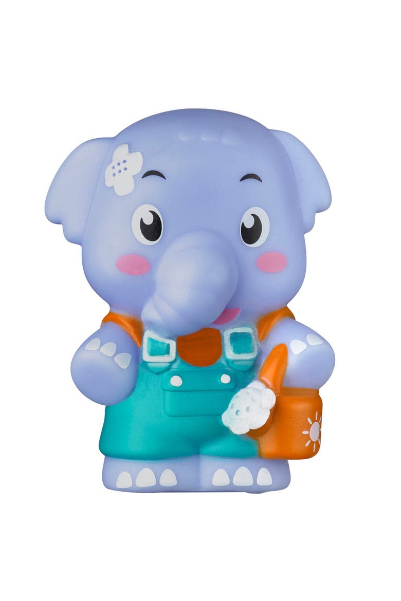 Elephant Family 4 Mini Figures, Jungle Playset, Kidstoddlers, Alternate, color, Multicolored