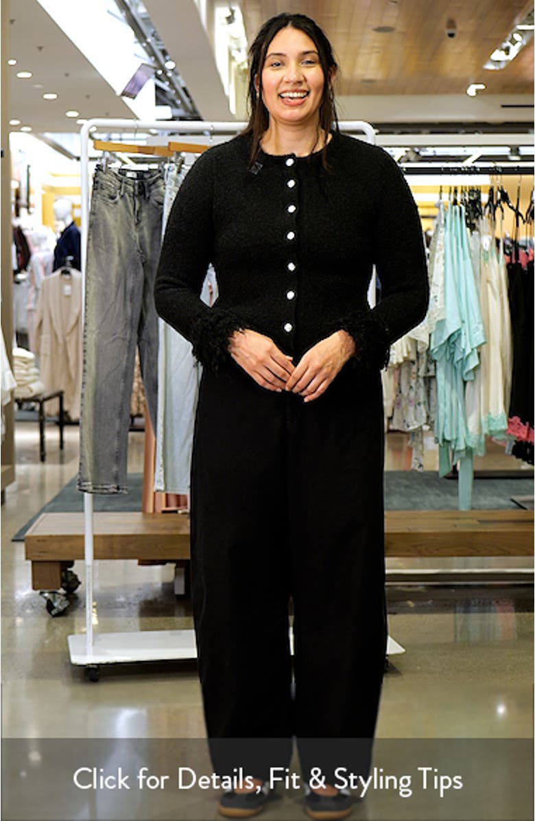 Fringe Sleeve Cardigan, sales video thumbnail