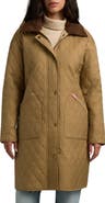 Hunter Alison Hooded Quilted Barn Coat