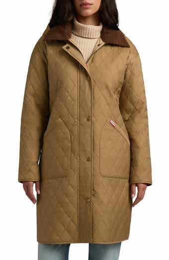 Alison Hooded Quilted Barn Coat