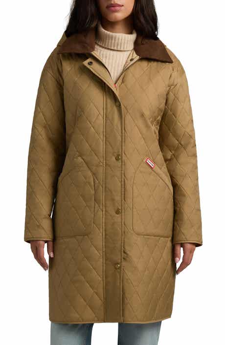 Alison Hooded Quilted Barn Coat