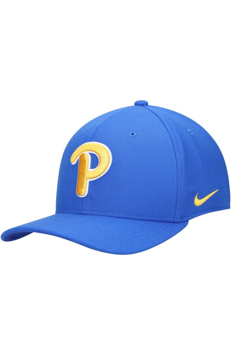 Nike Men's Nike Royal Pitt Panthers Classic99 Swoosh Performance Flex Hat, Main, color, 