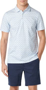 Bugatchi Victor OoohCotton® Leaf Print Polo