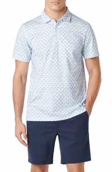 Victor OoohCotton® Leaf Print Polo