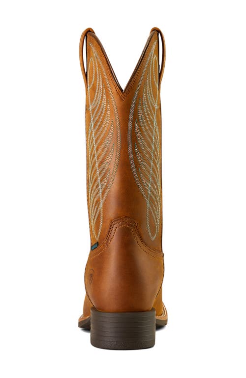 Ariat Round Up H₂o Waterproof Western Boot In Brown
