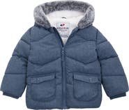 Rokka&Rolla Cozy Fleece Lined Warm Winter Coat with Hood