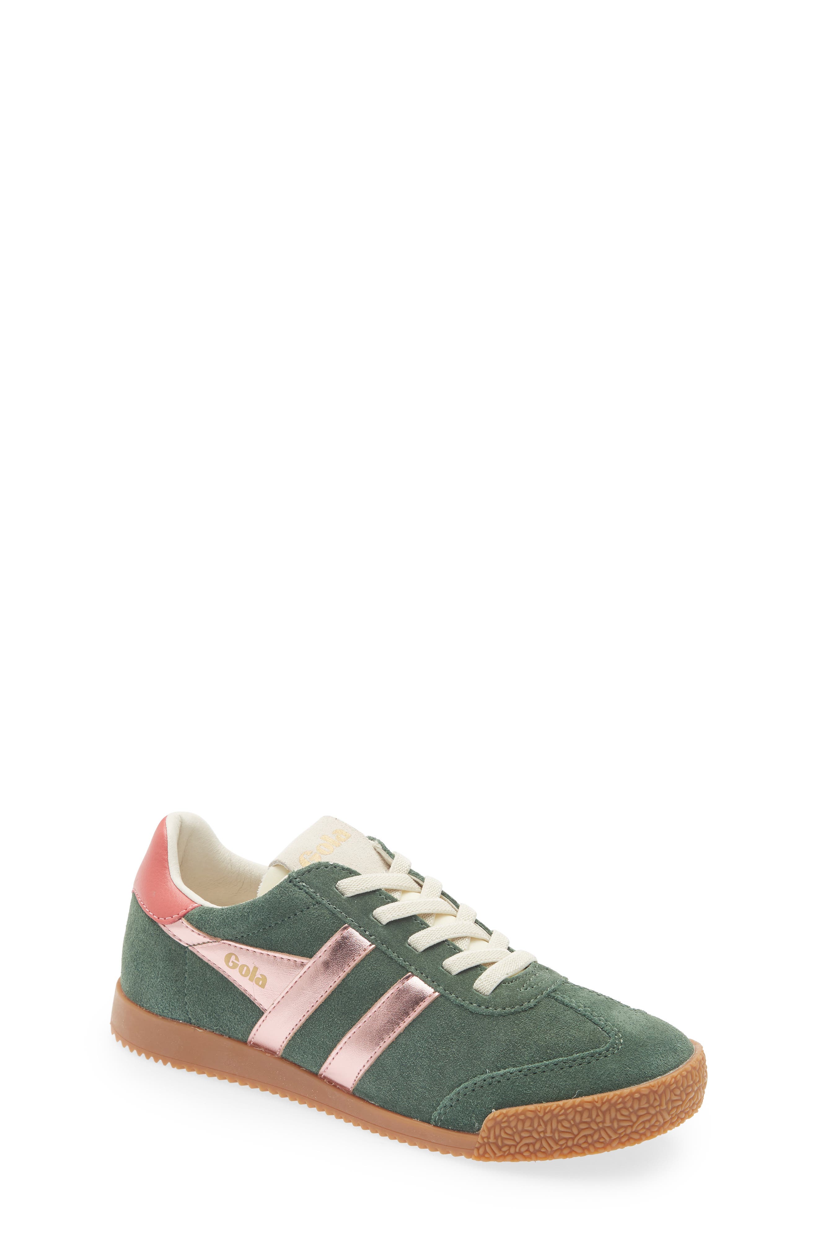 Kids' Elan Glitz Sneaker, Main, color, EVERGREEN/ PINK/ CORAL