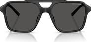 Armani Exchange 57mm Pilot Sunglasses