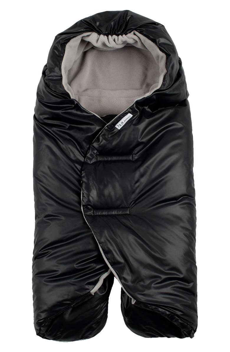 7 A.M. Enfant Nido Winter Wrap, Main, color, Black