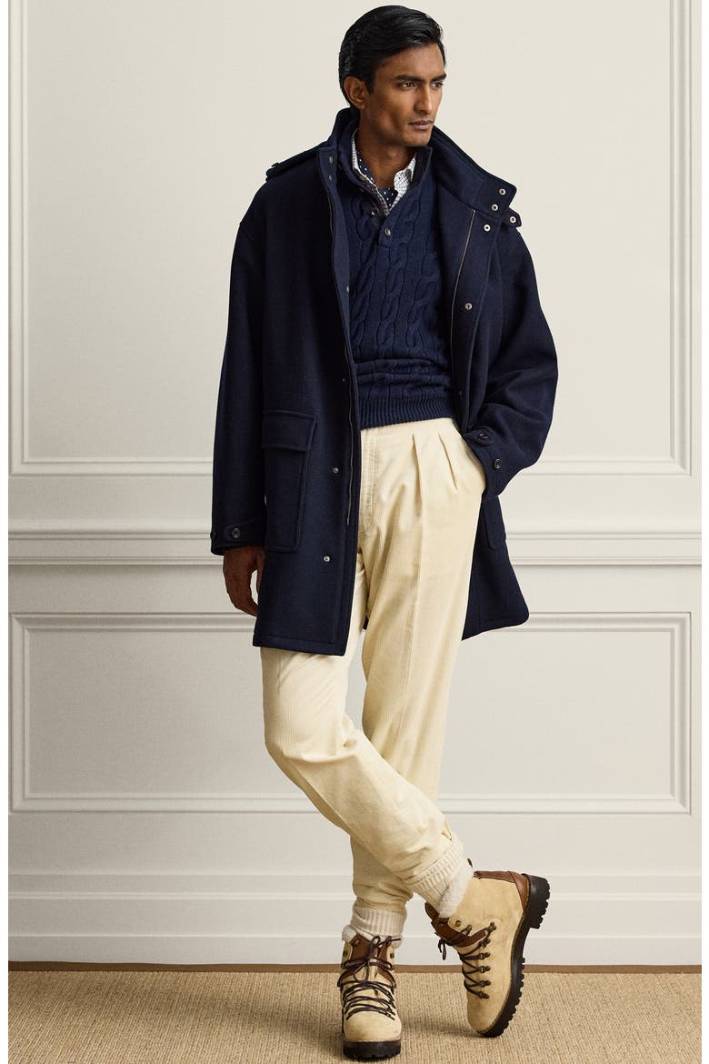 Cable Knit Cashmere Sweater, Alternate, color, CLASSIC CHAIRMAN NAVY