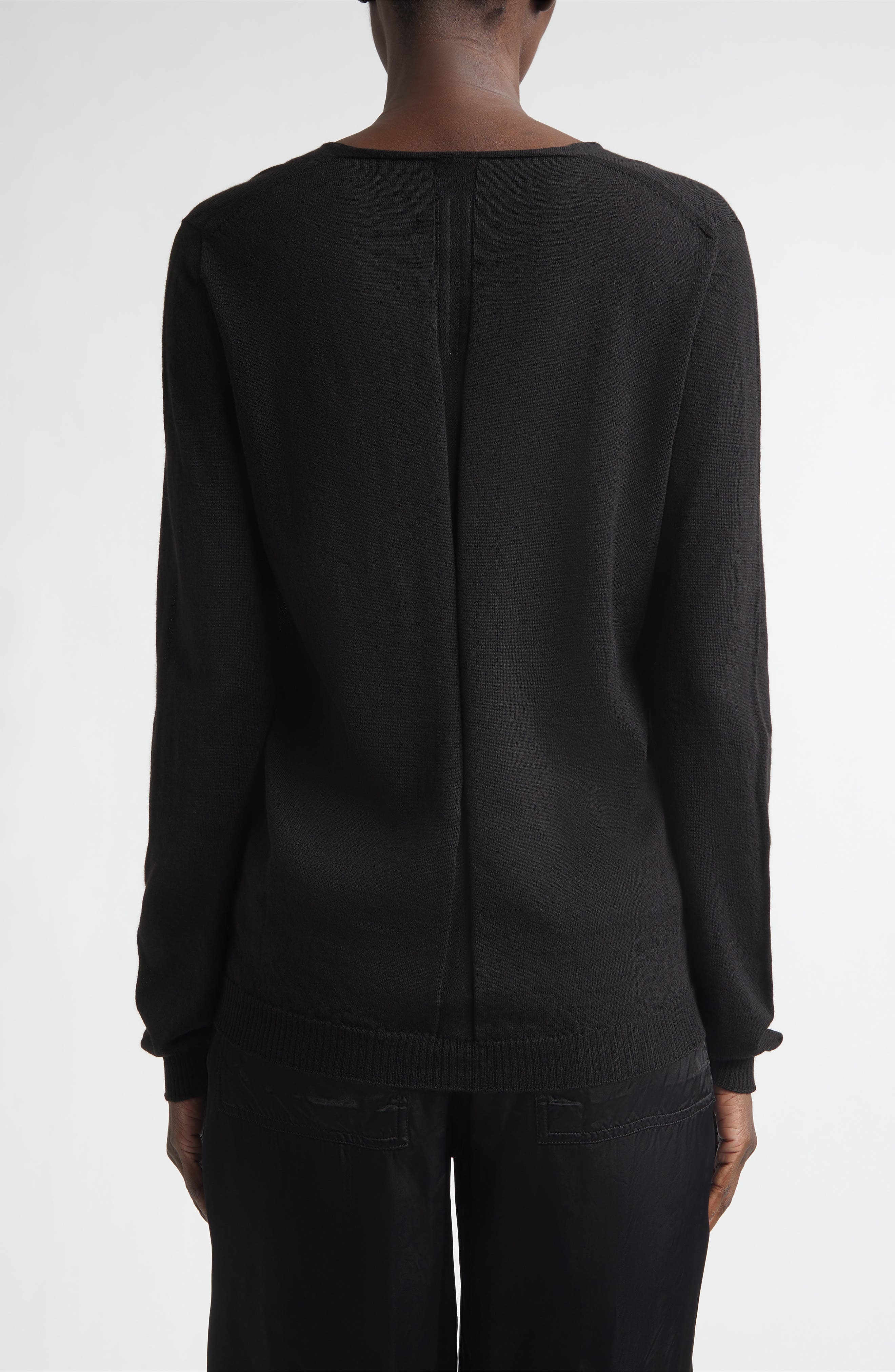 Virgin Wool V-Neck Sweater - image 2