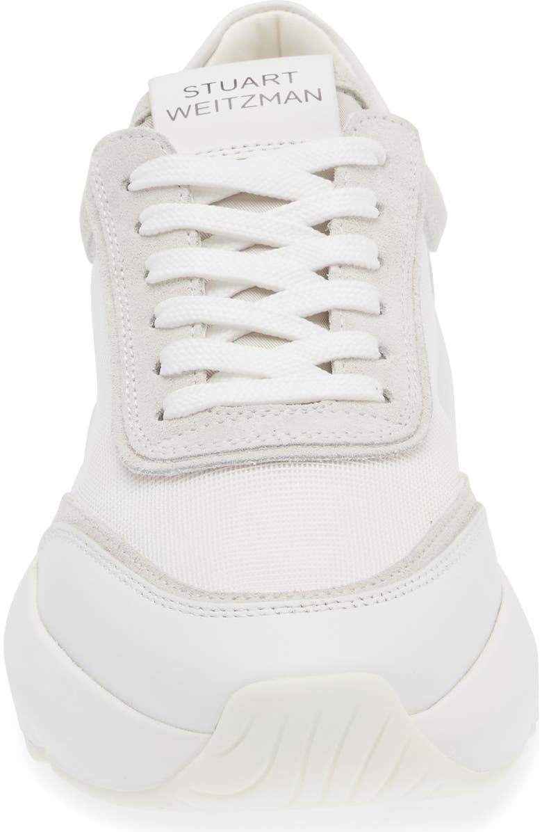 Stuart Weitzman Glide Lace-Up Sneaker, Alternate, color,