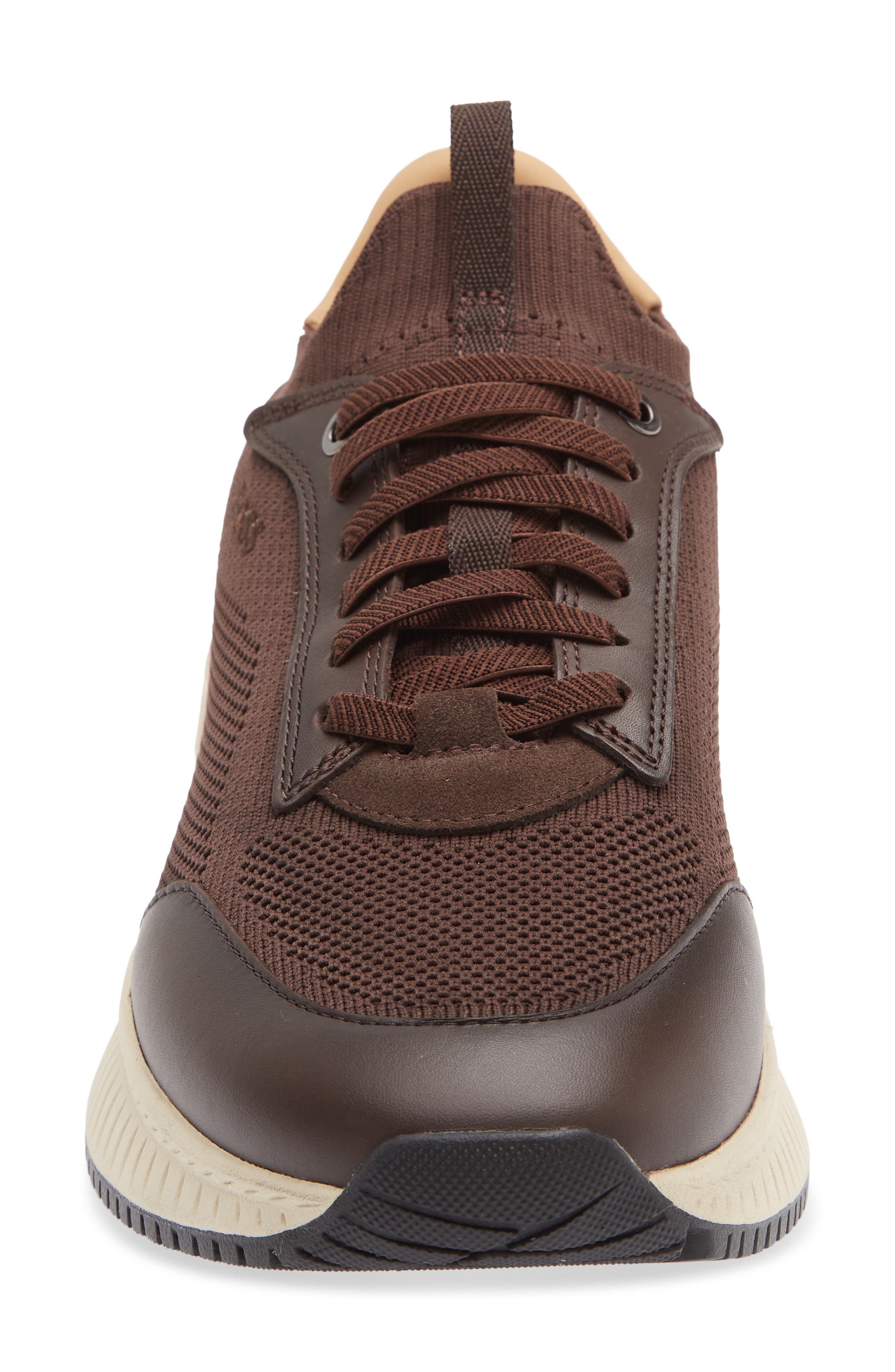 Titanium Evo Sneaker, Alternate, color, DARK BRN