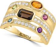 EFFY Gold Plated Multi-Stone Statement Ring