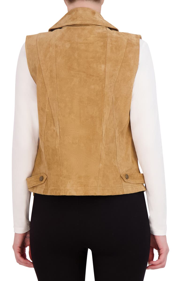Ookie & Lala Suede Moto Vest, Alternate, color,