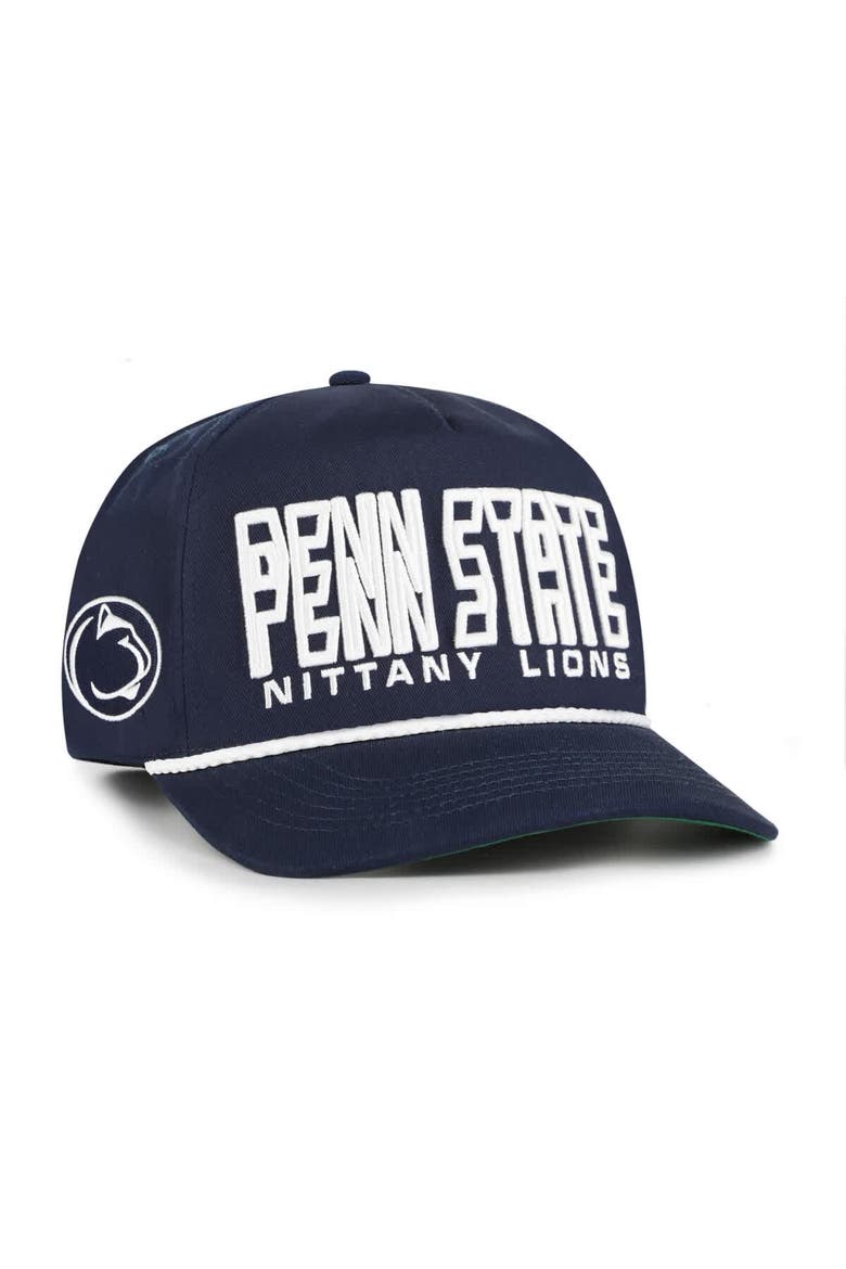 Youth '47 Navy Penn State Nittany Lions Byline Hitch Adjustable Hat, Main, color, Navy