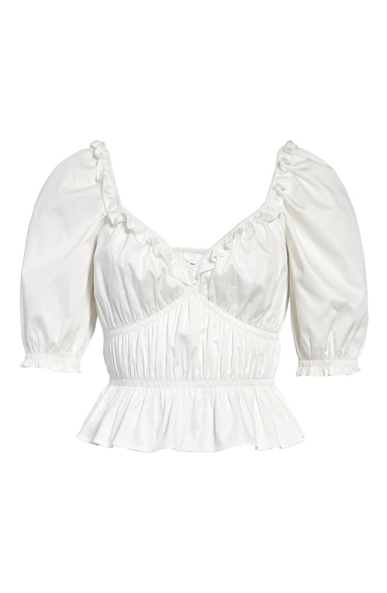 Reformation Vineyard Ruffle Blouse, Main, color, 