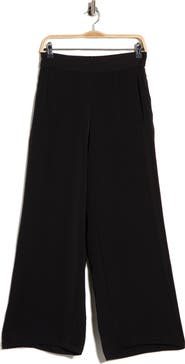 MAX STUDIO Textured Wide Leg Pants