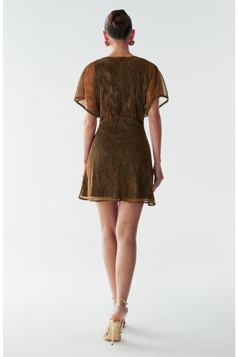 Serla Mini Dress, Alternate, color, Copper