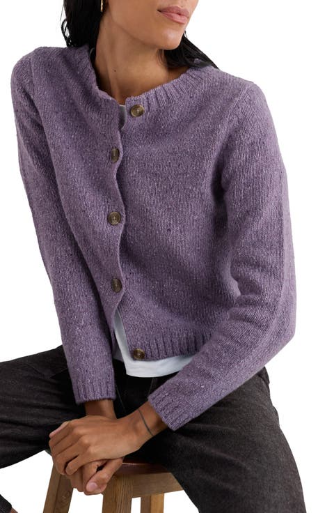 Dawson Pick Merino Wool Blend Cardigan (Plus)