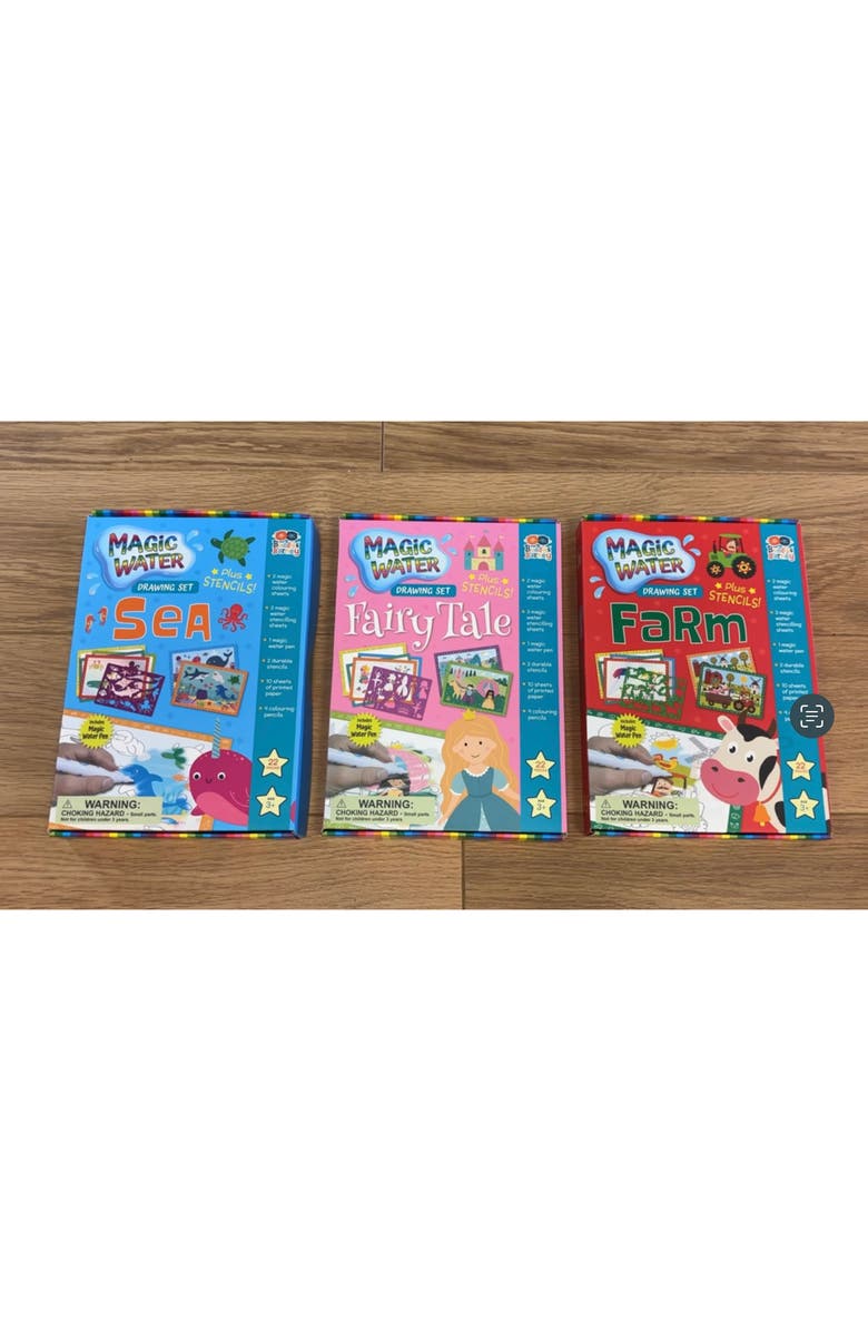 Buddy & Barney Magic Water Drawing Set, Fairy Tale, Kids 3+, Alternate, color, Multicolored