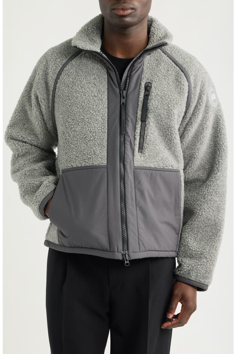 Westport Fleece Jacket, Alternate, color, STRATUS GREY/ANCHOR GREY